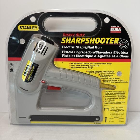 Stanley Sharpshooter TRE500 Heavy Duty Electric Staple/Nail  Gun NEW - Picture 1 of 2